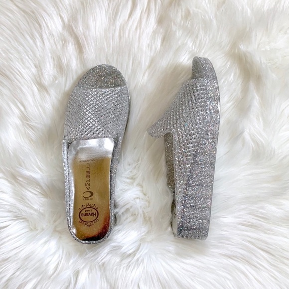 Jeffrey Campbell Shoes - Jeffrey Campbell Silver Fling 2 Mesh Slide Sandals